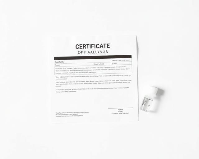 Certificate of analysis